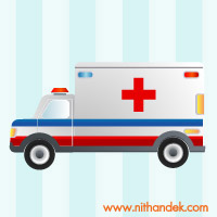 คำศัพท์ภาษาอังกฤษ ambulance